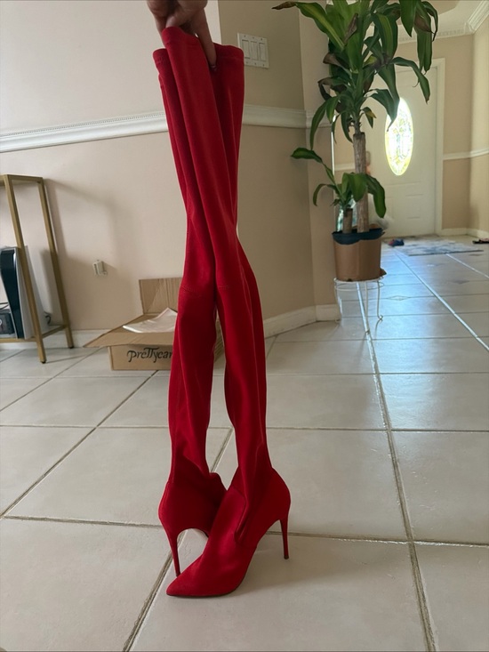 Steve Madden Shoes - Steve Madden new Women's Red Thigh-High Stiletto Boots